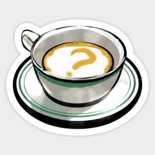 Riddler's coffee Sticker